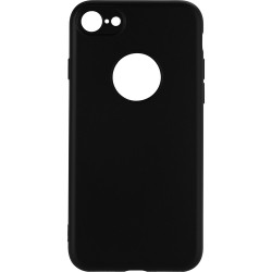 Husa Capac Spate Painted Negru Apple iPhone 7, iPhone 8, iPhone SE 2020
