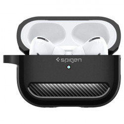 Husa casti Spigen RUGGED ARMOR Apple AIRPODS PRO 1 / 2 MATTE BLACK