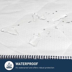 Husă de Protecție pentru Saltea Copii, Dimensiune 70x140 cm, Grosime 100 Micronilor, Polietilenă Impermeabilă și Reutilizabilă, Transparentă - Img 4