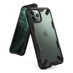 Husa Fusion X pentru iPhone 11 Pro, Ringke, TPU/Policarbonat, Negru