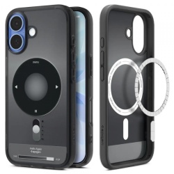 Husa MagSafe pentru Apple iPhone 17, Spigen, Ultra Hybrid Classic, Neagra