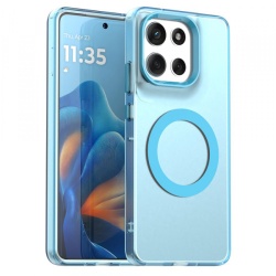 Husa MagSafe pentru Motorola Moto G86, Techsuit, CandyCase, Albastra