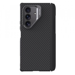 Husa MagSafe pentru Samsung Galaxy Z Fold7 F966, Nillkin, CarboProp with Camera Cutout and S-Pen Holder, Neagra