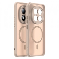 Husa MagSafe pentru Xiaomi Poco M8 Pro / Redmi Note 15 Pro+ 5G, Techsuit, HaloFrost II, Aurie
