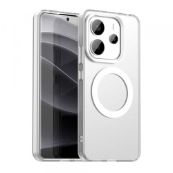 Husa MagSafe pentru Xiaomi Redmi Note 14 4G (Standard), Techsuit, CandyCase, Alba