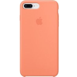 Husa originala din Silicon Portocaliu Peach pentru APPLE iPhone 8 Plus