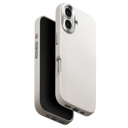 Husa pentru Apple iPhone 17, UNIQ, Lyden Leatherette, Gri