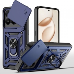 Husa pentru Honor 400 Smart 4G / X7d 4G / 400 Smart 5G, Techsuit, CamShield, Albastra