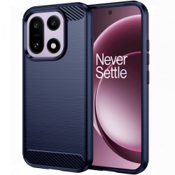 Husa pentru OnePlus 15, Techsuit, Carbon, Albastra