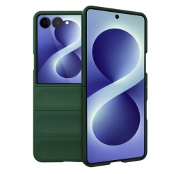 Husa pentru Samsung Galaxy Z Flip8 F776, Techsuit, Magic Shield, Verde