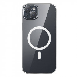 Husa pentru telefon Baseus Magnetic Crystal Clear pentru iPhone 13 (transparenta) cu protectie pentru ecran din sticla calita si kit de curatare - Img 3