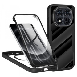 Husa pentru Xiaomi Redmi Note 14 Pro+ 5G / Note 14 Pro 5G / Poco X7, Techsuit, ColorVerse 360, Neagra