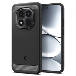 Husa pentru Xiaomi Redmi Note 15 Pro 5G, Spigen, Rugged Armor, Neagra Mata ACS10460