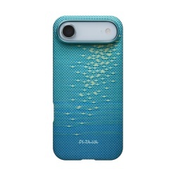 Husa Pitaka pentru iPhone 17 Air, Ultra-Slim, Glints of Gold Albastru