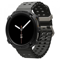 Husa Spigen Rugged Armor pentru Samsung Galaxy Watch8 44mm, Neagra Mata