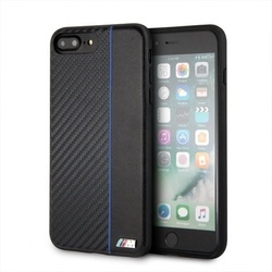 Husa telefon Tpu + Pu Carbon , tip bumper , Bmw pentru Apple iPhone 7/8 Plus , neagra