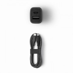 Incarcator auto Votra Duo P30 USB-C PD 30W MFI + cablu USB-C la Lightning - Img 2