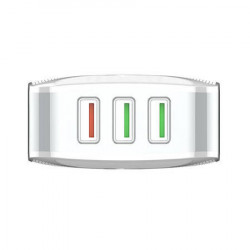 Incarcator de perete LDNIO A3310Q, 3x USB, QC 3.0 (alb) - Img 4