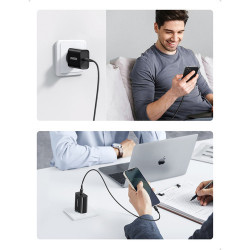 Incarcator de perete USB Ugreen tip C 20W Power Delivery negru (10191) - Img 3