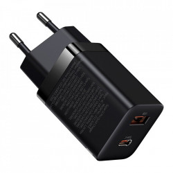 Incarcator priza Baseus Super Pro USB / USB Type C 30W Power Delivery Quick Charge black (CCSUPP-E01)