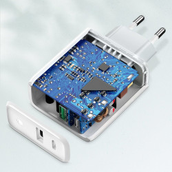 Incarcator priza Ugreen USB Type C / USB 36 W Quick Charge 4.0 Power Delivery white (60468 CD170) - Img 6