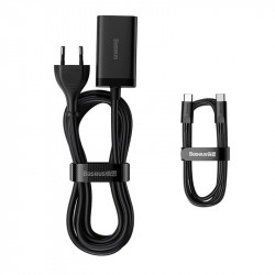 Incarcator rapid Baseus GaN3 Pro, 2x USB-C, 2x USB, 65W (negru) - Img 5