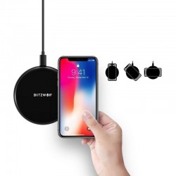 Incarcator wireless BlitzWolf BW-FWC3 , 5W , negru - Img 4