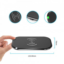 Incarcator wireless rapid Choetech cu 3 bobine de incarcare pentru telefon 10W negru (T513-S) - Img 5