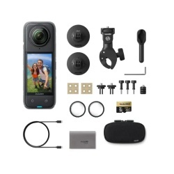 Insta360 X4 8K 360 Action Cam Motorcycle Bundle