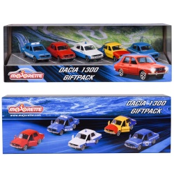MAJORETTE SET 5 MASINUTE METALICE DACIA 1300 7.5CM