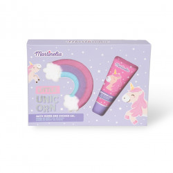 MARTINELIA LITTLE UNICORN SET CREMA DE CORP SI BOMBA DE BAIE - Img 1