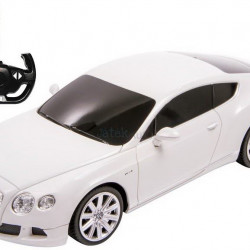 MASINA CU TELECOMANDA BENTLEY CONTINENTAL GT ALB CU SCARA 1 LA 24