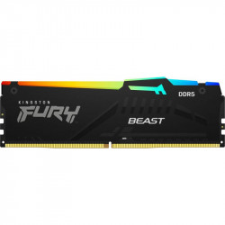 Memorie Kingston FURY Beast RGB, 16GB, DDR5-5200MHz, CL40