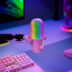 Microfon Razer Seiren V3 Chroma RGB roz - Img 7