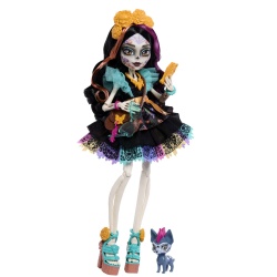 MONSTER HIGH PAPUSA SKELITA CALAVERAS CU ACCESORII - Img 2