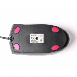 Mouse A4Tech OP-550NU-1, USB, V-track, Negru - Img 7