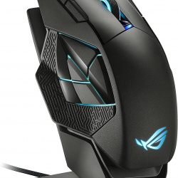 Mouse gaming wireless/wired ASUS ROG Spatha X, iluminare Aura Sync, senzor ROG 19.000 dpi - Img 2