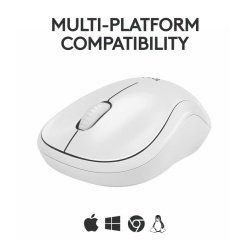 Mouse Logitech MK240 Silent Wireless alb - Img 2