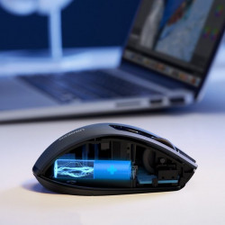 Mouse optic wireless Ugreen USB 2.4GHz / Bluetooth 5.0 4000 DPI negru (MU006) - Img 3