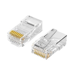 MUFA RJ-45 Ugreen, "NW110" pt. cablu UTP, Cat5e, RJ-45 (T), plastic, 100 buc, "50246" - 6957303852468