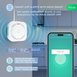 Nous E9 Tuya Zigbee household combustible gas detector - Img 3