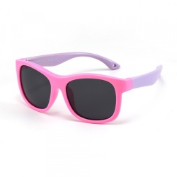 Ochelari De Soare Bebelusi Techsuit 8306-C42, Polarizati, Roz Mov