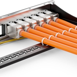 Panou Patch Modular de 12 Porturi deleyCON, 1U, Rack 10 Inch + 12 Bucăți Module Keystone RJ45 CAT6a, Negru - Img 6