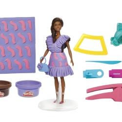 PLAY DOH BARBIE SET FASHIONISTA RUFFLES CREATII VESTIMENTARE - Img 2