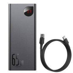 Powerbank Baseus Adaman Metal 20000mAh PD QC 3.0 65W 2xUSB + USB-C + micro USB (negru) - Img 6