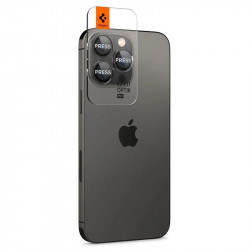 Protector pentru camera Spigen Glas.tR EZ Fit Optik pentru iPhone 14 Pro / Pro Max / 15 Pro / Pro Max - Negru 2 buc.