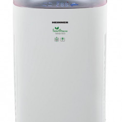 Purificator Heinner HPA-M500, CADR 500 m3/h, 35 W, Control touch, Mod Silentios, Filtru multiplu, Sistem dublu purificare, Indicator calitate aer, Alb
