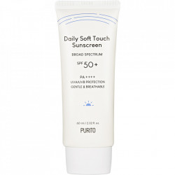 PURITO Daily Soft Touch Crema de fata cu protectie solara SPF 50+ PA++++ 60 ml