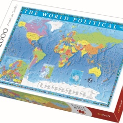 PUZZLE TREFL 2000 HARTA POLITICA A LUMII