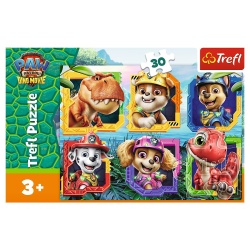 PUZZLE TREFL 30 PATRULA CATELUSILOR INSULA DINOZAURILOR - Img 3